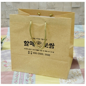 할매보쌈_종이쇼핑백 (190*180*285mm) | 종이쇼핑백(특수지) 제작