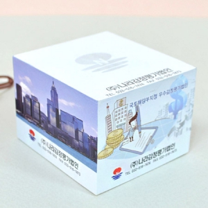 사진 인쇄 가능 큐브형 포스트잇 (70*75mm) 500매_나라감정평가법인