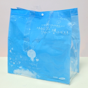 비닐가방_두꺼운 비닐 손잡이백 (385*165*370mm) | 비닐봉투(맞춤) 제작