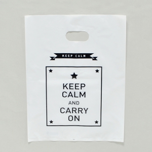비닐_keep calm (302*395mm) | 비닐봉투(맞춤) 제작