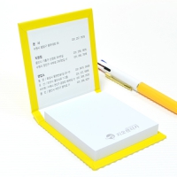 하드 양장형 아드지 내지 인쇄 포스트잇 (소)_100매 | 하드양장형 메모지(소형) 제작