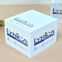 두꺼운 큐브 모양의 포스트잇 (70*75mm) 500매_프레가발린 | 큐브형 메모지(단색인쇄) 제작